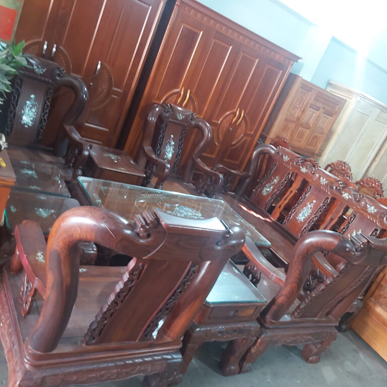 Bộ salon gỗ cao cấp
