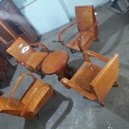 Bộ salon thùng gỗ hương