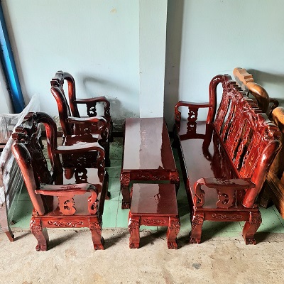 Thanh lý bộ bàn ghế gỗ cũ